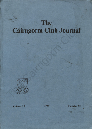 The Cairngorm Club Journal No 98 cover